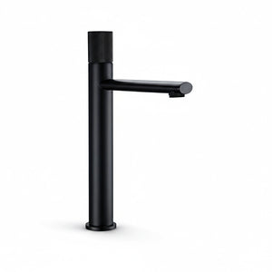 Robinet mitigeur lavabo noir MOLETO, 2 tailles