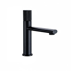 Robinet mitigeur lavabo noir MOLETO, 2 tailles