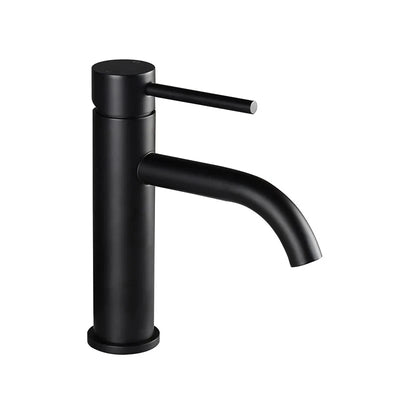 Robinet mitigeur lavabo noir mat AGUAVIA