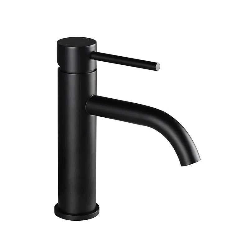 Robinet mitigeur lavabo noir mat AGUAVIA