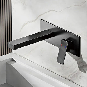 Robinet salle de bain thermostatique noir mat PLATO