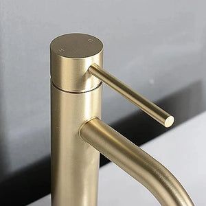 Robinet mitigeur lavabo gold AGUAVIA