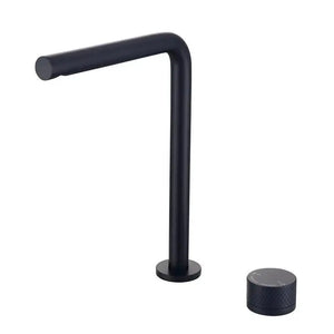 Mitigeur lavabo 2 trous, 2 hauteurs noir mat NEO