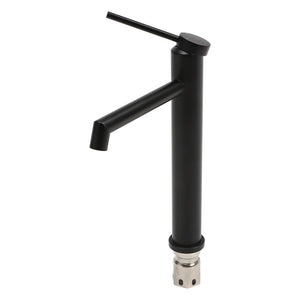 Robinet Lavabo Salle de Bain Noir Mat 30cm G3/8 METALI