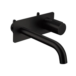 Robinet thermostatique incrusté salle de bain, noir mat, MILO