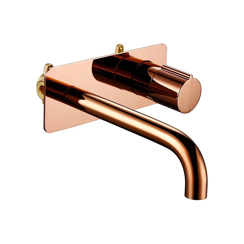 Robinet thermostatique incrusté salle de bain, Or rose, MILO