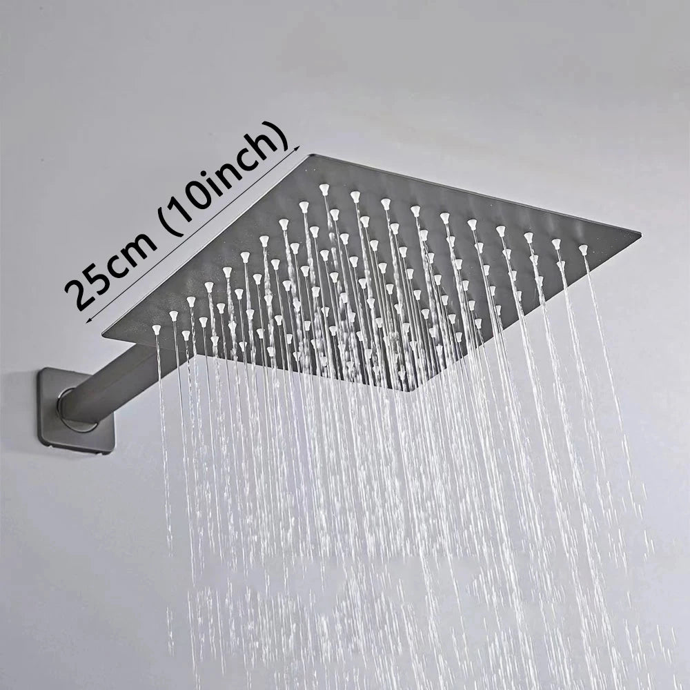 Kit de douche à encastrer LUVI gris