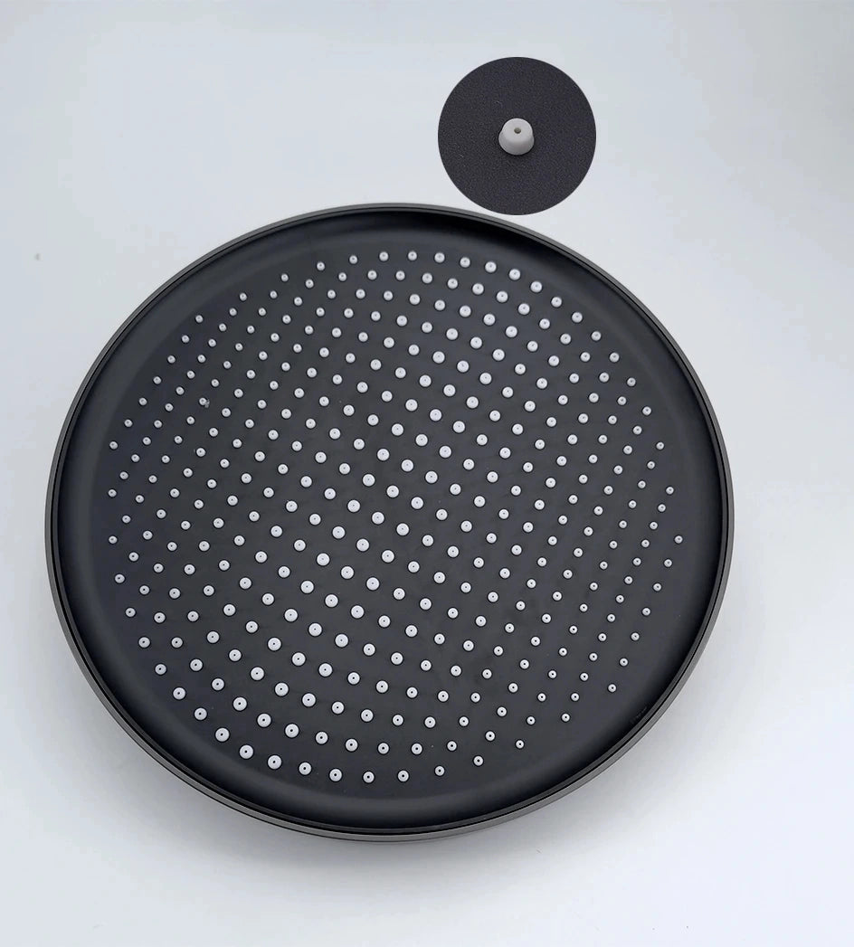Colonne de douche, avec mitigeur mécanique, 3 voies, Gris foncé ROBUSTI